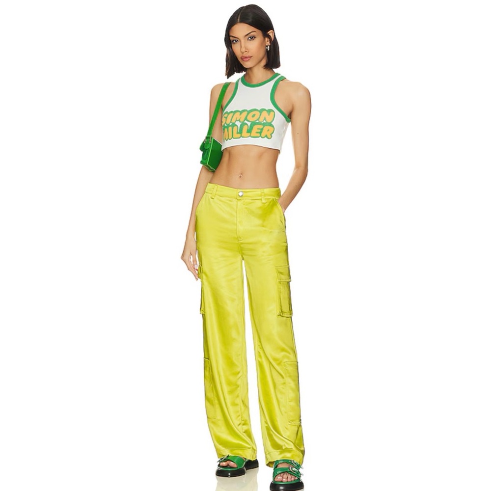 Simon Miller Rhodes Pant in Valley Green- Revolve